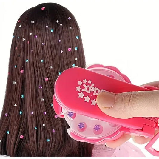 Máquina Bling Bling para aplicar joyas adhesivas en el cabello