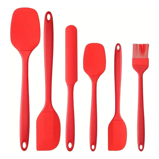Set de 6 Utensilios de Silicona para Cocina y Repostería