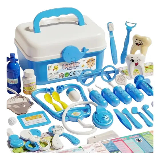 Maletín médico de juguete para niños con 42 piezas de accesorios