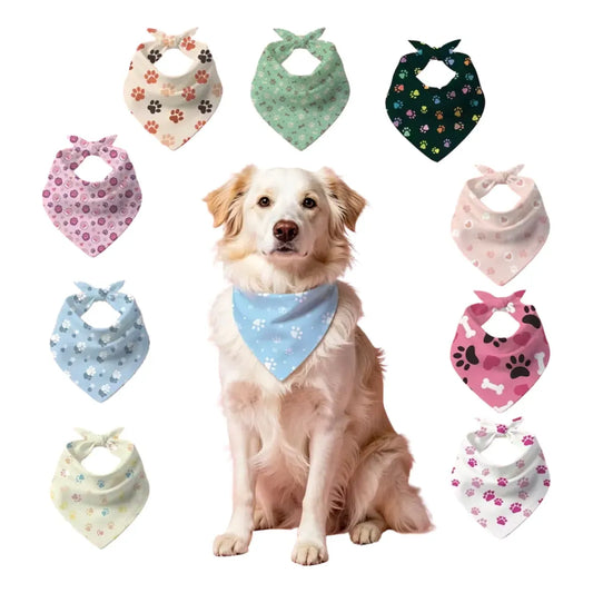 Bandana Pañoleta Babero Triangular para Perros y Gatos