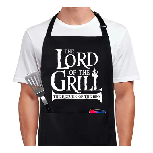 Delantal de Cocina BBQ "El Señor de la Parrilla" para Hombre