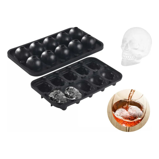 Molde de Silicona para Hielo Forma de Calavera