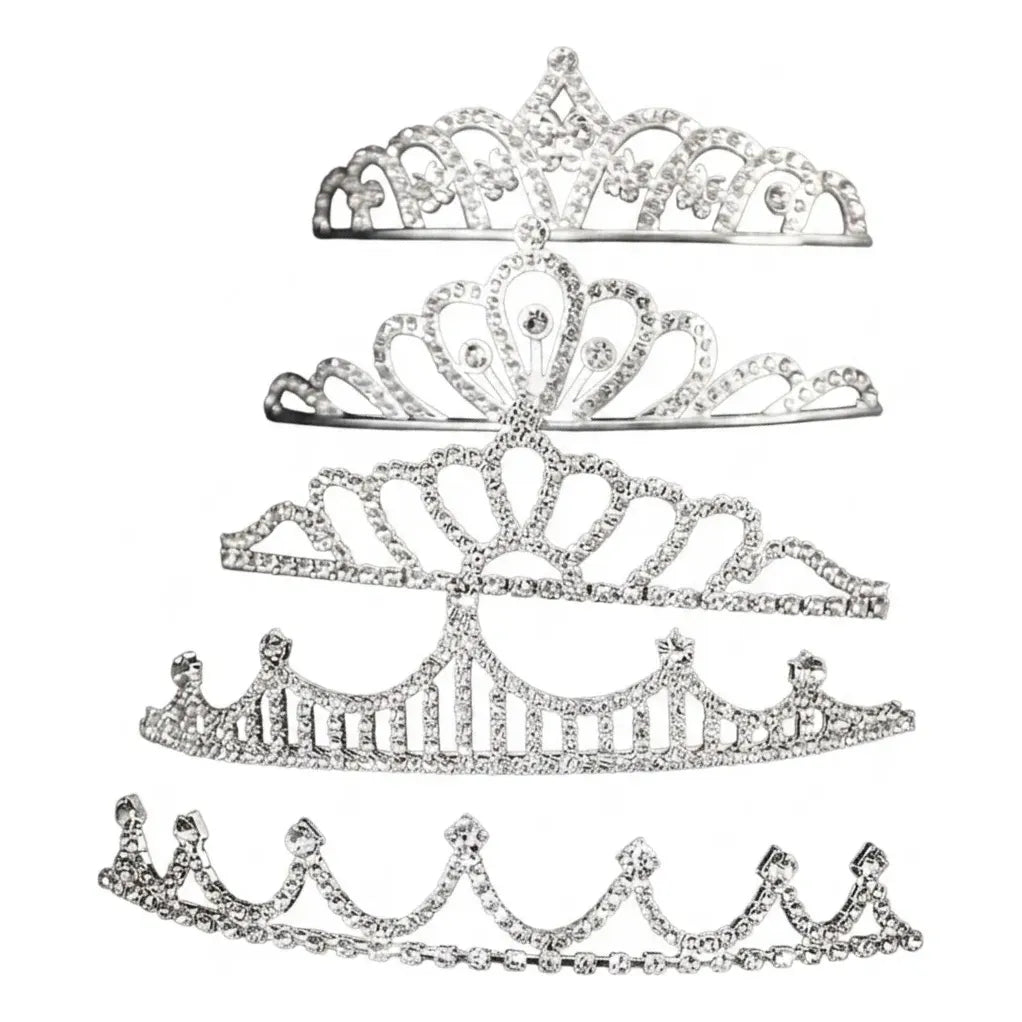 Tiara de Cristal Elegante para Fiestas