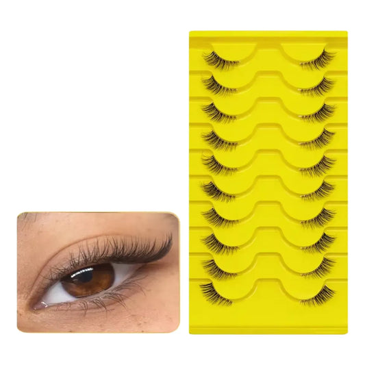 Set de Pestañas Postizas Naturales de Volumen