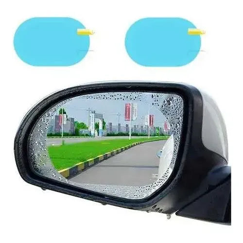 Set de 2 películas impermeables para espejo retrovisor de auto