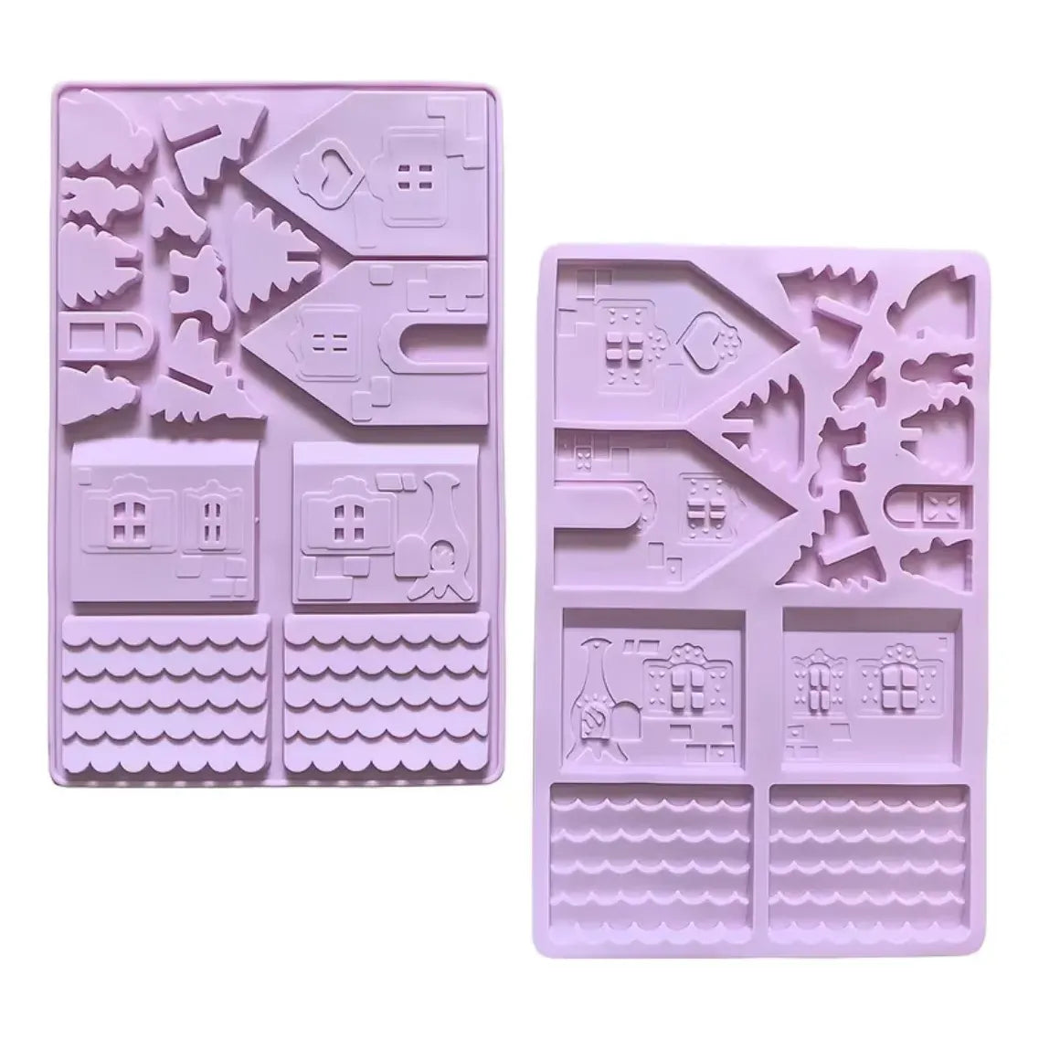 Molde de Silicona Casa de Jengibre Navideña – Chocolate