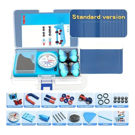 Kit de ciencia con set de experimentos magnéticos de 35 piezas de la marca WorldArt