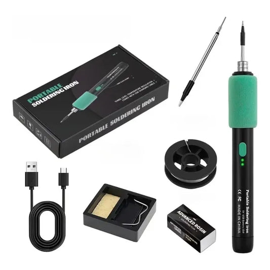 Kit de soldadura eléctrica con temperatura ajustable marca WanMa
