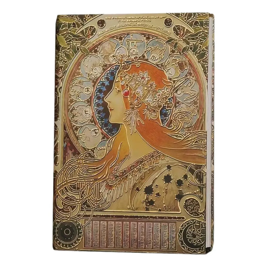 Diario Ilustrado Vintage de Pasta Dura Retro (19.4x13cm)