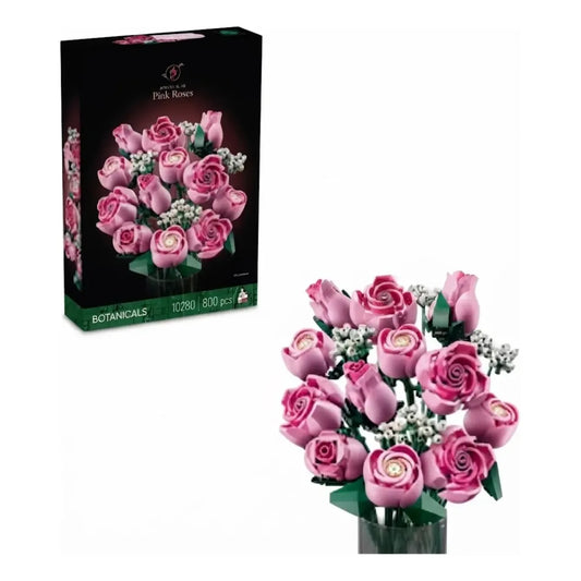 Ramo de Rosas Armable de Bloques de Construcción