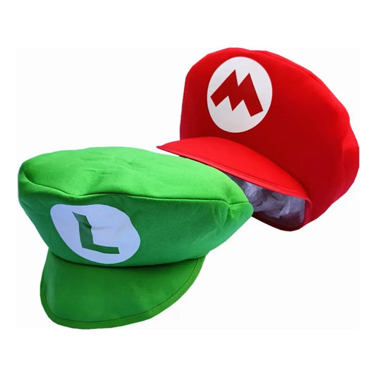 Gorra Mario Luigi Sombrero Cosplay Disfraz Fiesta Halloween