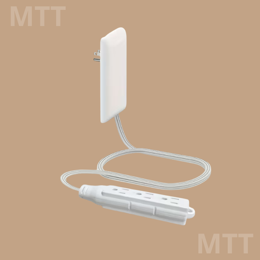 Extensión Eléctrica Plana con Enchufe Oculto – 3 Tomas, 90cm, para Pared