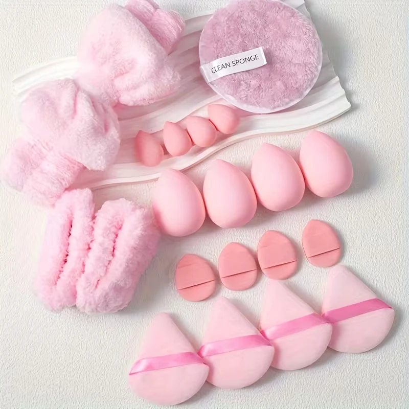 Set para maquillaje almohadillas desmaquillantes 20 piezas