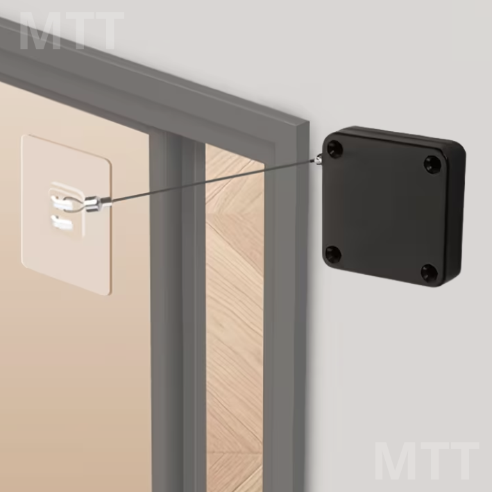 Cierra Puerta Automático Autoadhesivo de Cable Retráctil para Cuartos y Oficinas – Marca Amag